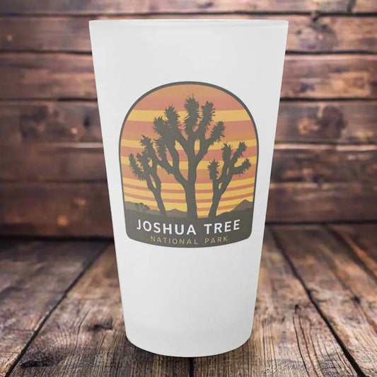 Joshua Tree National Park Frosted Pint Glass Beer Cup - Park Service Apparel