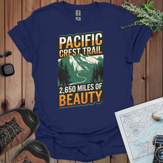 Pacific Crest Trail Unisex Fit Soft T-Shirt 2,650 Miles Of Beauty Printify