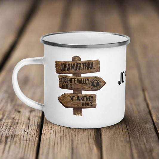 John Muir Trail Durable Enamel Camp Mug Park Service Apparel